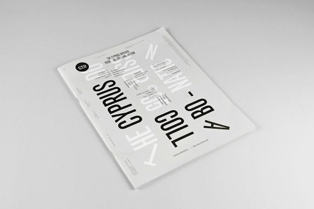 The Cyprus Dossier magazine editorial design inspiration #white #book #publication #black #and #booklet #editorial #magazine #typography