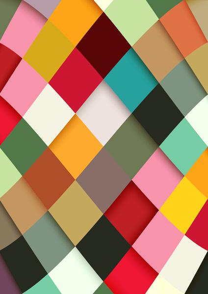 Colorful Art Print #pattern #danny #design #graphic #ivan #diamonds #colour