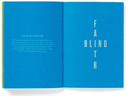 design work life » Pentagram: Today I'm Feeling Turquoise #typography