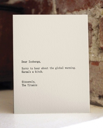 Dear blank, please blank | iGNANT #card #text #funny