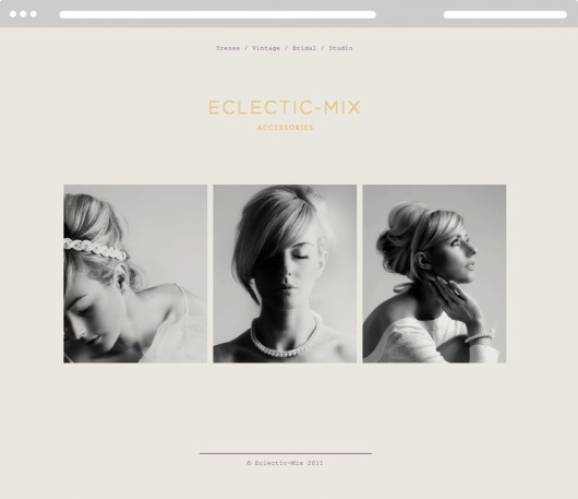 Because Studio — Design & Art Direction/Eclectic–Mix #logo #boutique #photography #typography