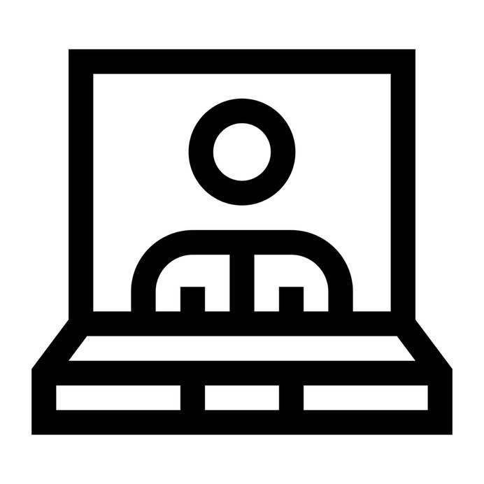 See more icon inspiration related to business and finance, video conference, teleconference, videoconference, web cam, telemarketer, assistance, conference, communications, meeting, operator, chat, business, screen, laptop, computer and video on Flaticon.