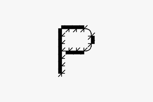 Praxis, Contemporary Art Center. #logotype #font #branding #id #logo #monogram #brand #identity #custom #type #bw #typography