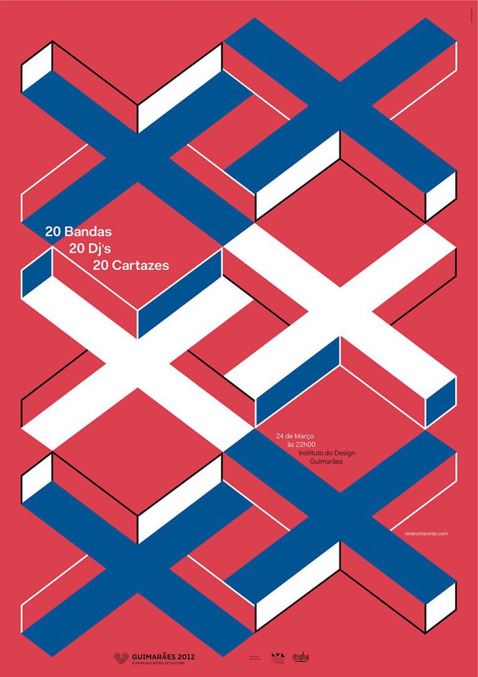 20 vinte XX, poster designed by And atelier (2012)