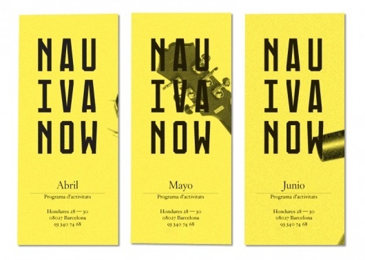 La Nau Ivanow | StudioAparte #logotype #aparte #grid #ivanow #identity #studio #nau #brochure #typography