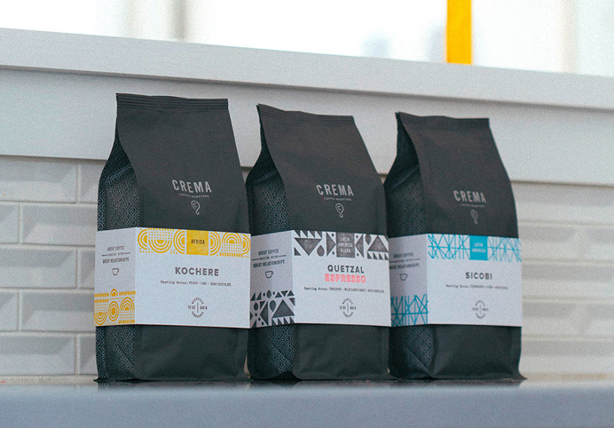 package, packaging, design, black, yellow, blue, pattern