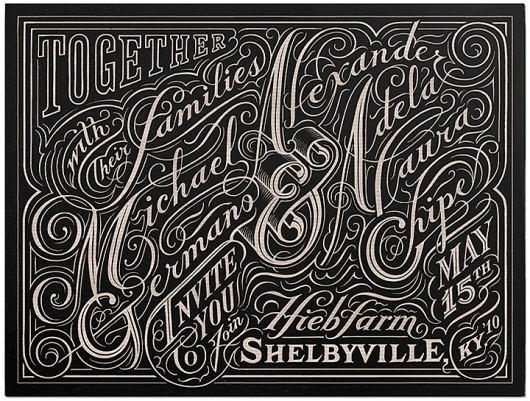 Graphic-ExchanGE - a selection of graphic projects #lettering #script #black #type #typography