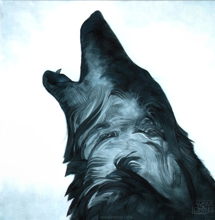 Painting #wolf #painting