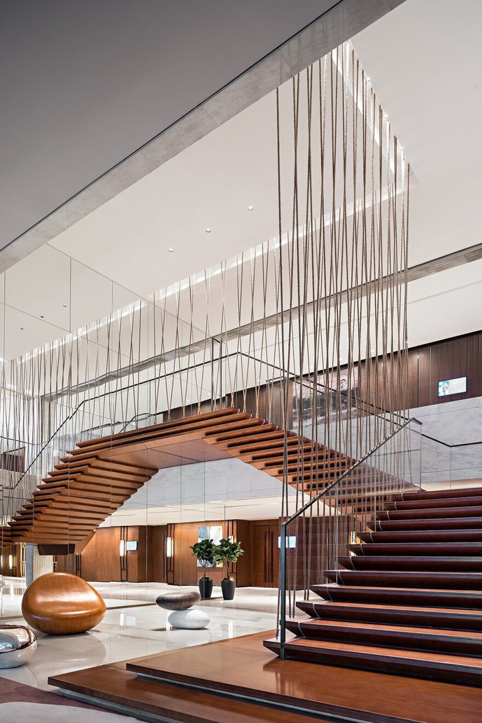 staircase in the conference area / CL3 Architects Limited