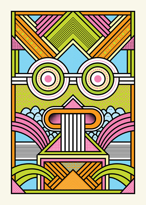 Face3 #moir #supermundane #mask