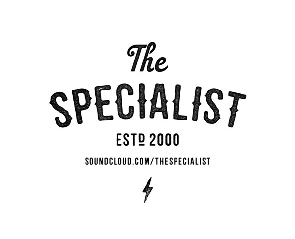 THE SPECIALIST #texture #lightning #identity #logo #typography