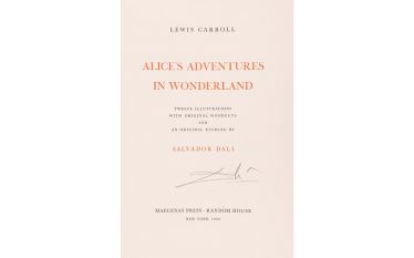 CAROLL (Lewis) – DALI (Salvador) – Alice's Adventures in Wonderland.
