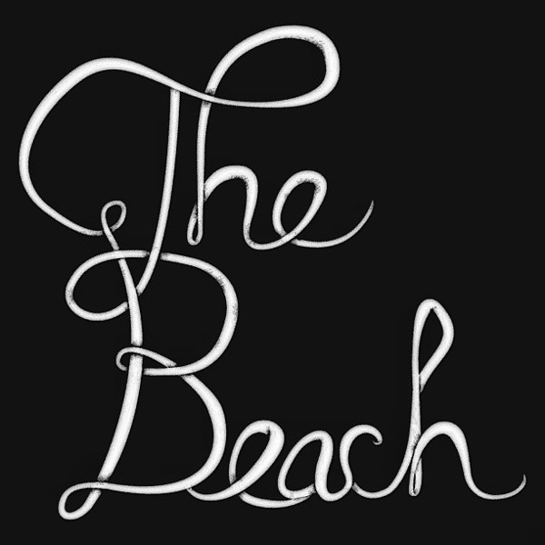 hand lettering #lettering #the #illustration #beach #hand #typography