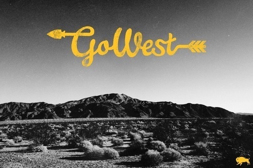 GO WEST Steel Bison #skill #design #craftsmanship #quality #type #typography