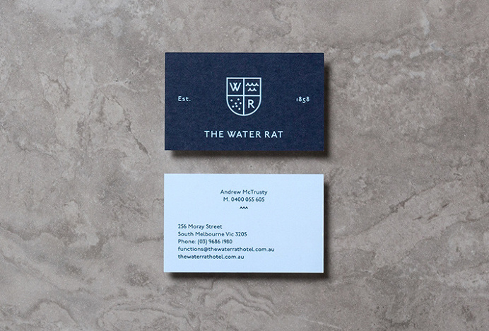 The Water Rat by Hofstede #business card #branding