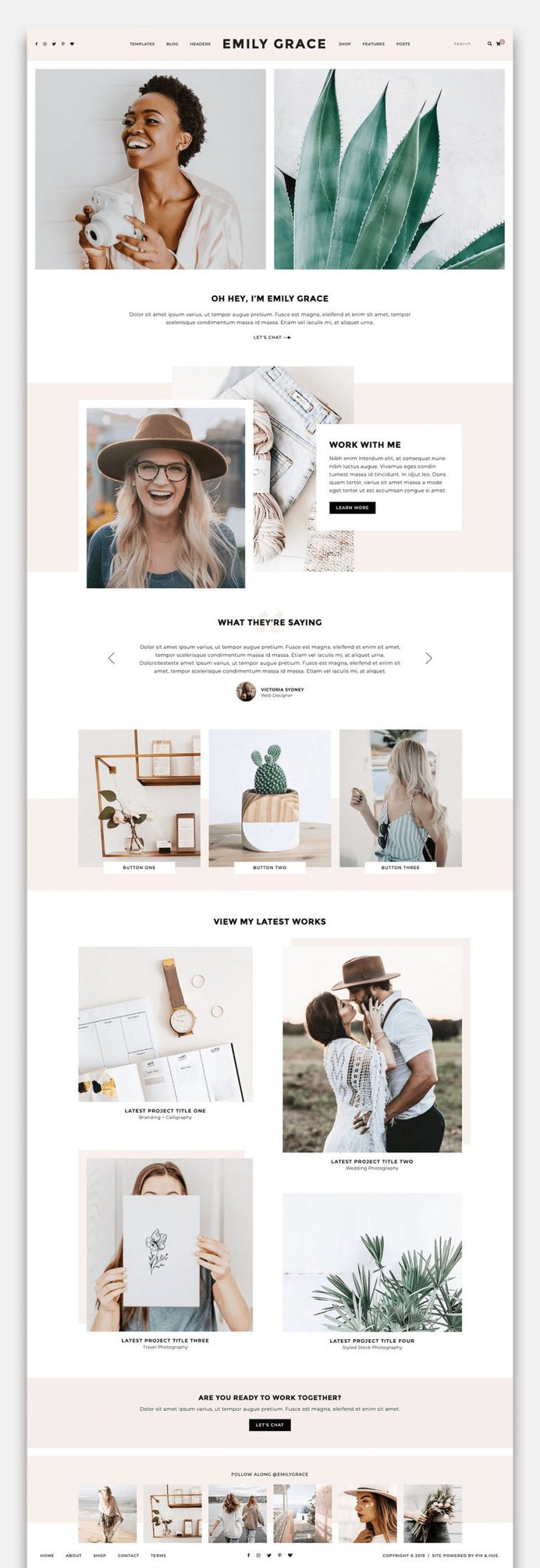 Emily Grace – A Blog & Shop Theme
