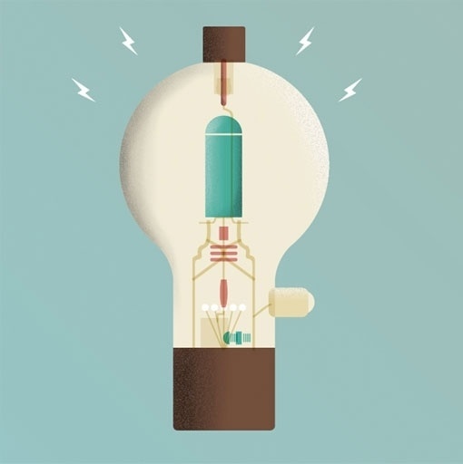 design work life » cataloging inspiration daily #illustration #lightbulb