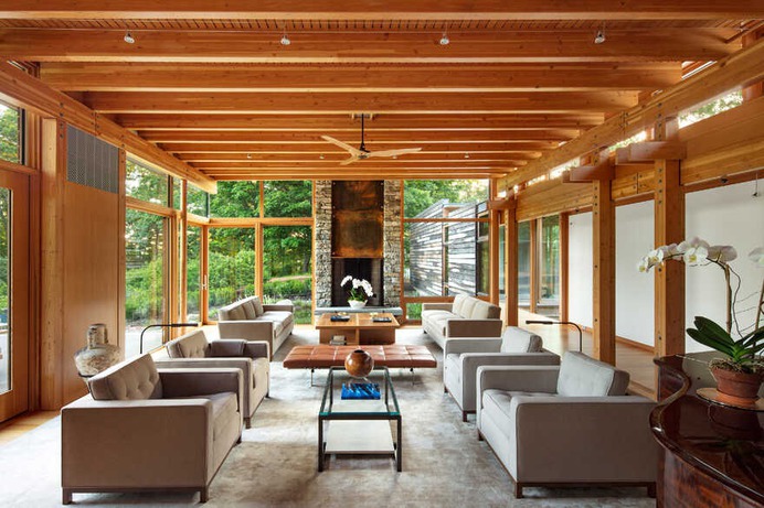 living room, Cutler Anderson Architects