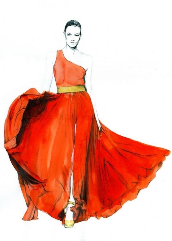 Fashion Illustrations by Caroline Andrieu #fashion #illustrations #caroline andrieu