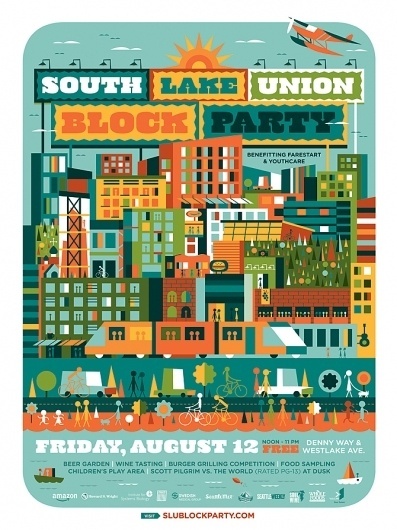 All: South Lake Union #illustration #design #poster #typography