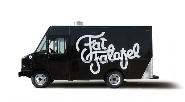 Fat Falafal #truck #branding #vehicle #food #logo