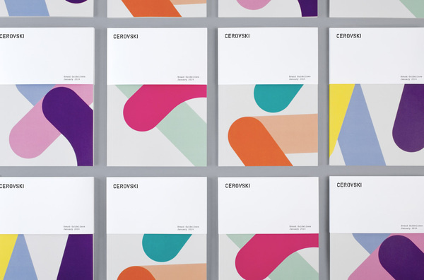 New Logo and Identity for Cerovski by Bunch #branding #books #covers #set #identity #magazine #pastel