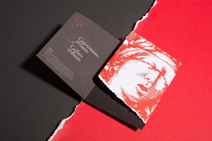 Sabotage Wine packaging invite design by Javier Garcia on Behance