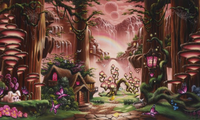 Fantasy Forest Houses Wallpaper Free Hd – WallpapersBae