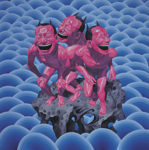 Yue Minjun | PICDIT #art #painting