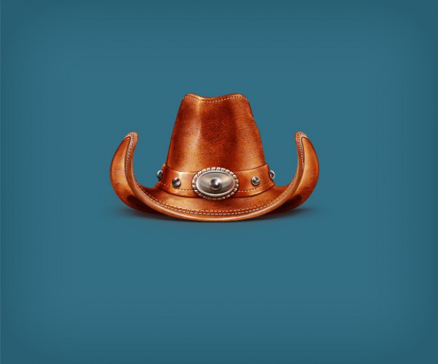 Cowboy leather hat in psd Free Psd. See more inspiration related to Hat, Psd, Cowboy, Leather, Material, Cowboy hat, Horizontal, Exquisite and Psd material on Freepik.