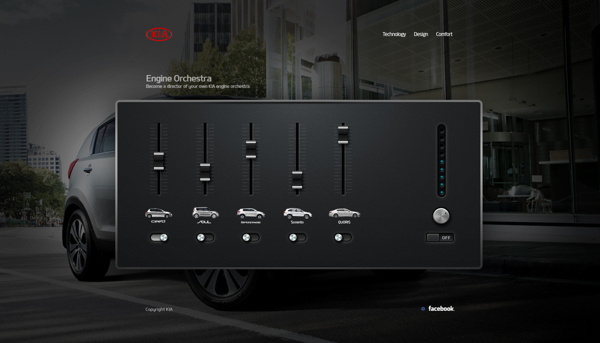 KIA Website Concept / Pitch on Behance #mixer