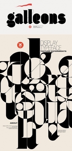 100 Magnifiques visuels de typographie - Blog Du Webdesign Magazine #type #janco #aron #galleons