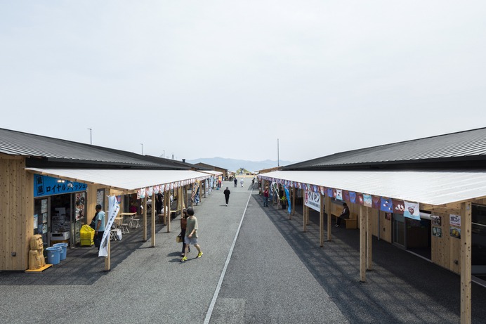 Minamisanriku Sun Sun Shopping Village — 南三陸さんさん商店街 | Architecture | Kengo Kuma and Associates