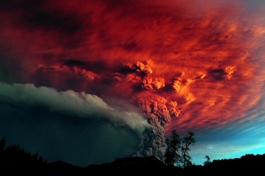 Chile's Puyehue Volcano Erupts | InspireFirst #puyehue #photograph #landscape #volcano #chile