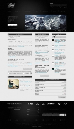 slashTHREE IV on the Behance Network #design #web