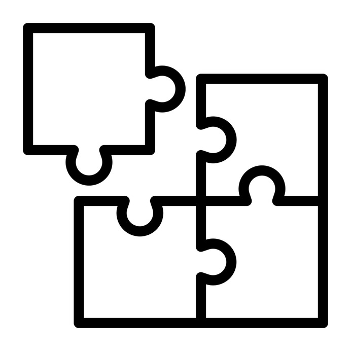See more icon inspiration related to fit, puzzle, creativity, hobbies and free time, puzzle pieces, gaming, business and finance, puzzle game and kid and baby on Flaticon.