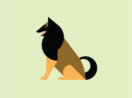 Belgian Tervuren by Always With Honor #icon #iconic #icondesign #picto #illustration #animal #dog #pet