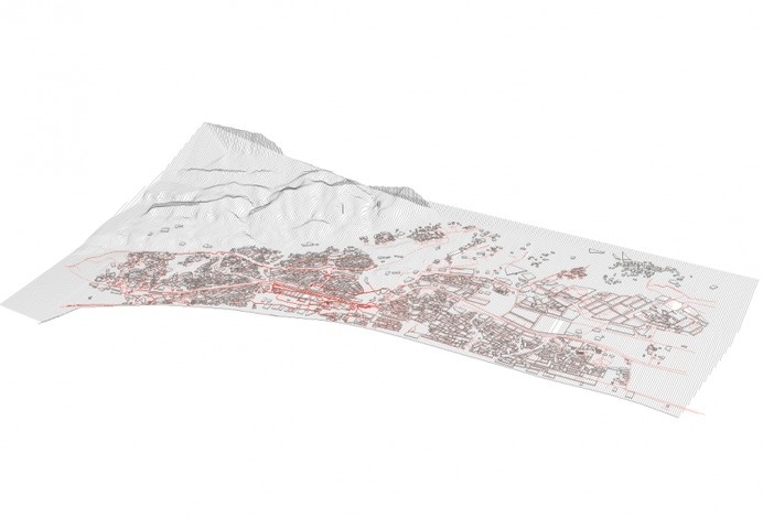 3D stratified model - Athaibah, Oman #map #gis