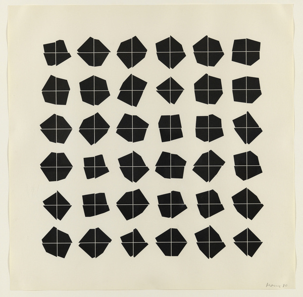 Manfred Mohr #print #graphic #geometric #plotter
