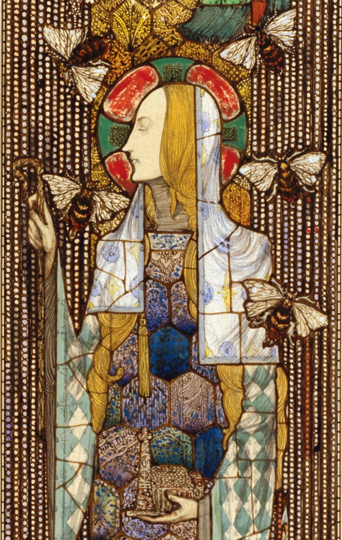 St.-Gobnet-and-bees-detail.jpg (1014×1600)