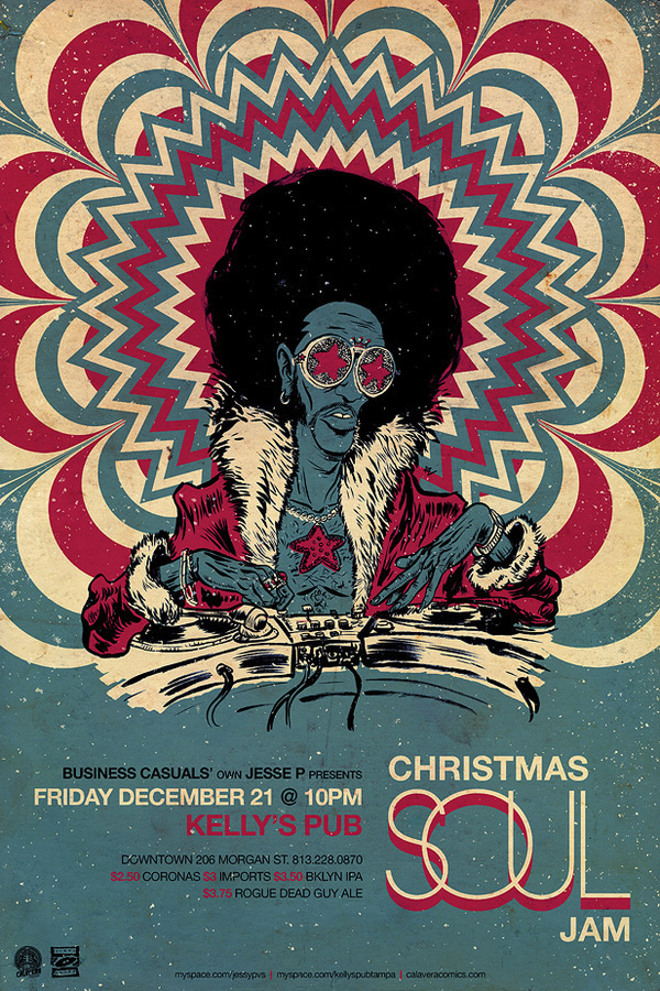Vinyl Fever poster on Behance #funky