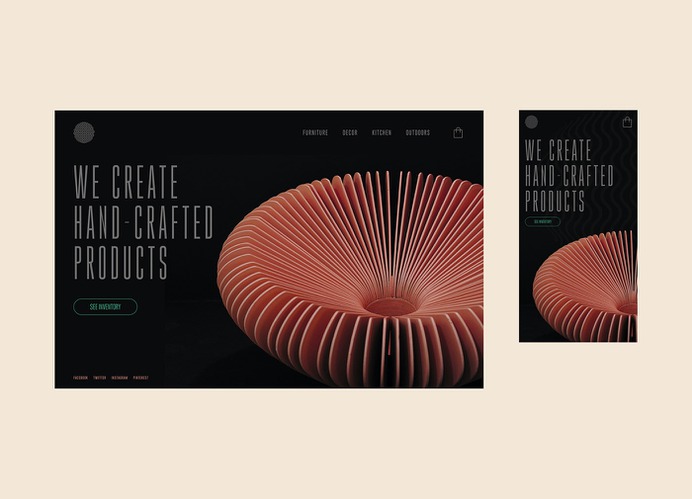 Ecommerce Furniture Store Web Design Case Study on Behance