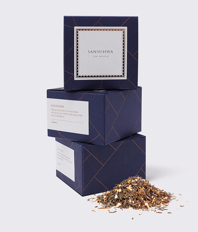 Sansuhwa Tea House by Studio Flag #packaging #box