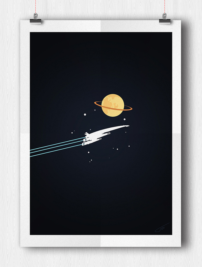 Iconic spaceship - by Tidi #MassEffect #Normandy #illustration #Tidi #GeekArt