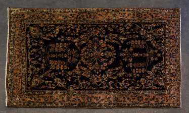 Orient carpet. FERRAGHAN/PERSIA , around 1900, approx. 200x125 cm