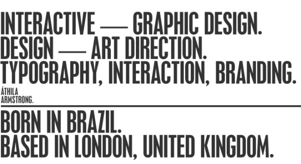 Áthila Armstrong #typography