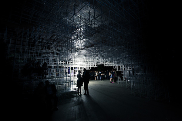 CJWHO ™ (UVA Transforms Sou Fujimoto's Serpentine Pavilion...) #installation #design #pavilion #architecture #uva #art #led