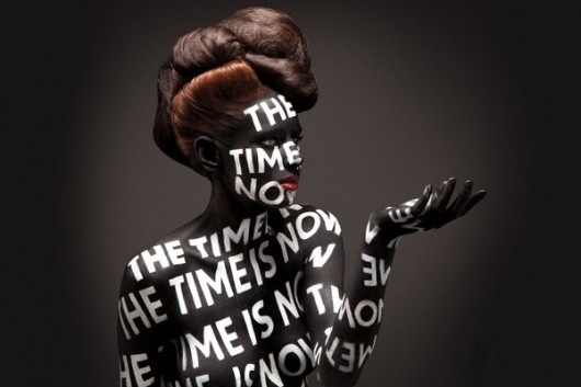 Typography | WANKEN - The Art & Design blog of Shelby White #painting #body #photograph #typography