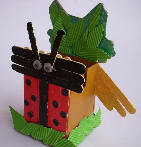Homemade Popsicle Stick Crafts #craft #stick #popsicle #homemade #diy