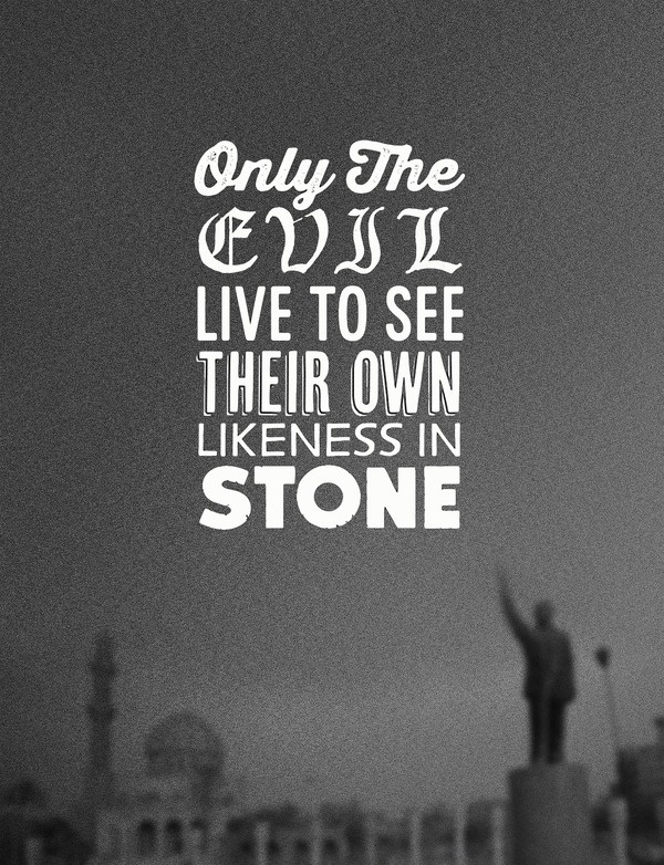 Evil. #poster #typography